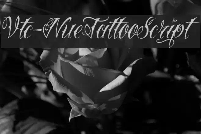 Vtc-NueTattooScript Font examples