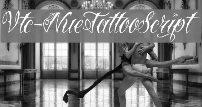 Vtc-NueTattooScript Font examples