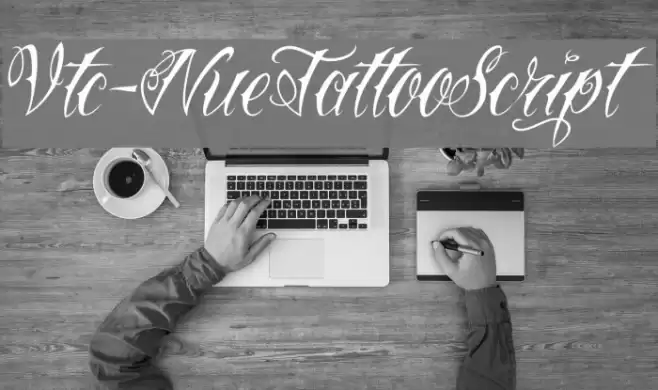 Vtc-NueTattooScript Fonte examples