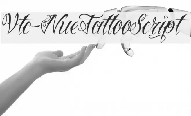 Vtc-NueTattooScript Fonte examples