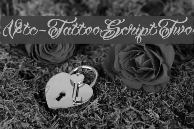 Vtc-TattooScriptTwo Font examples