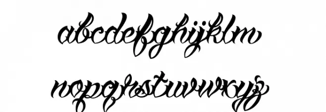 Vtc-TattooScriptTwo フォント 小文字
