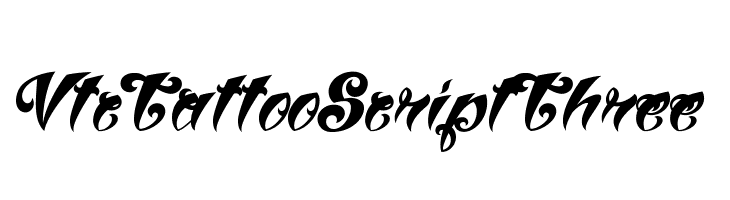 VtcTattooScriptThree  baixar fontes gratis