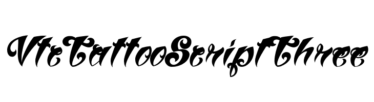 VtcTattooScriptThree  baixar fontes gratis
