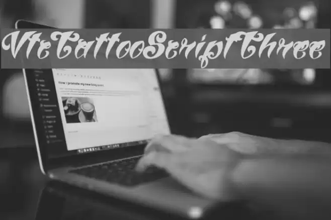 VtcTattooScriptThree Font examples