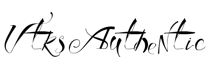Vtks Authentic  font caratteri gratis