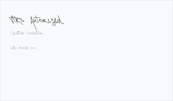 Vtks Autorized 2 Business Card