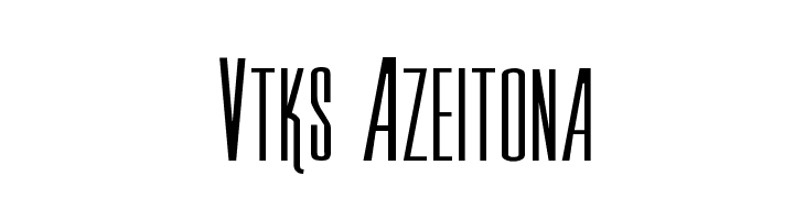 Vtks Azeitona  Free Fonts Download