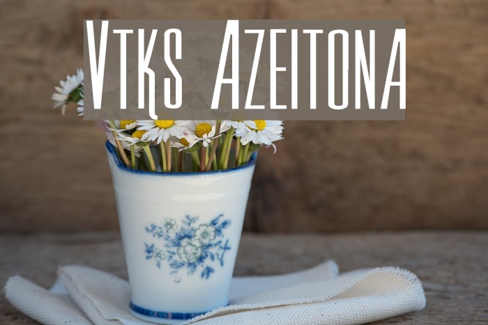 Vtks Azeitona Font examples