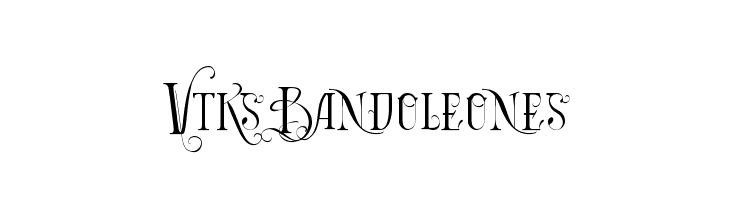 Vtks Bandoleones Шрифта
