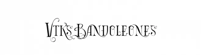 Vtks Bandoleones  baixar fontes gratis