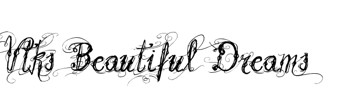 Vtks Beautiful Dreams Font - FFonts.net