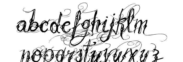 Vtks Beautiful Dreams Font LOWERCASE