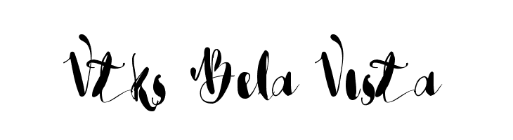 Vtks Bela Vista Schriftart