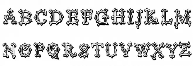 Vtks Black Label Schriftart Groß