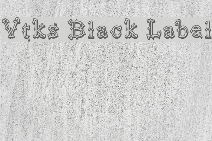 Vtks Black Label لخطوط تنزيل examples