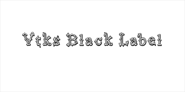 Vtks Black Label Logo