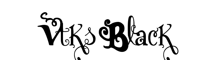 Vtks Black  Frei Schriftart Herunterladen