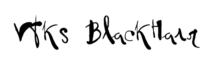 Vtks BlackHair Font