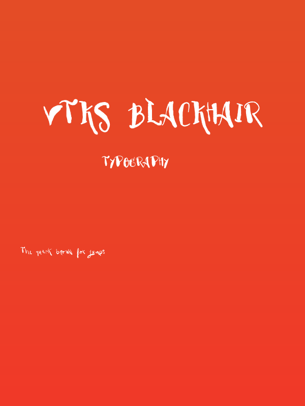 Vtks BlackHair Poster