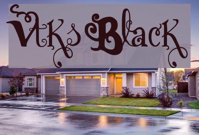 Vtks Black Font examples