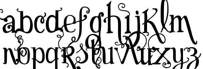 Vtks Black Font LOWERCASE