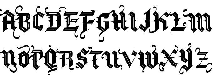 Vtks Blacqui Latter Font OTHER CHARS