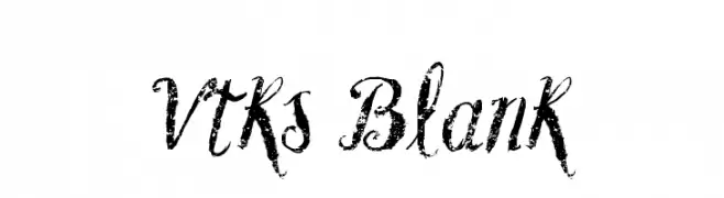 Vtks Blank  नि: शुल्क फ़ॉन्ट्स डाउनलोड