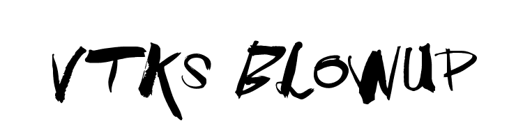 Vtks BlowUp  font caratteri gratis