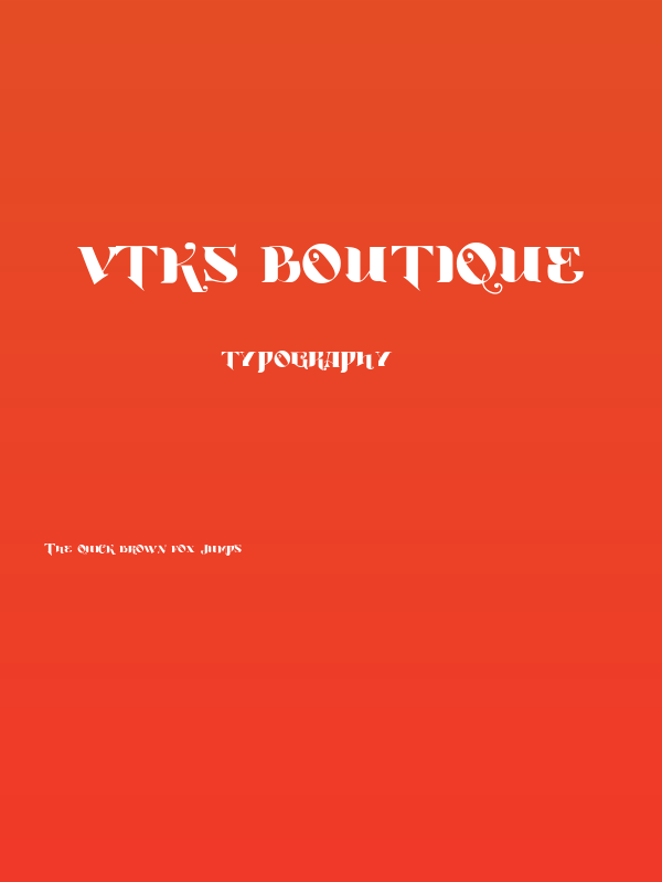 Vtks Boutique Poster
