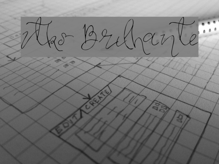 Vtks Brilhante Font examples