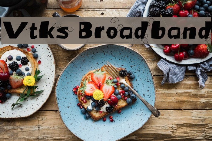 Vtks Broadband Font examples