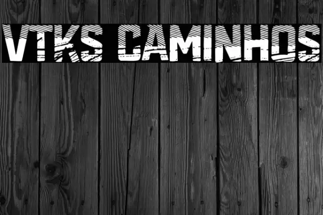 Vtks Caminhos Font examples