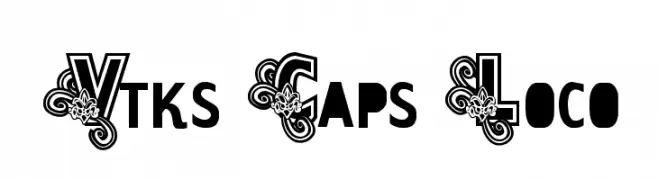 Vtks Caps Loco  Free Fonts Download