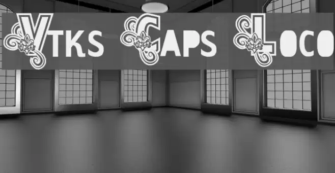 Vtks Caps Loco Font examples