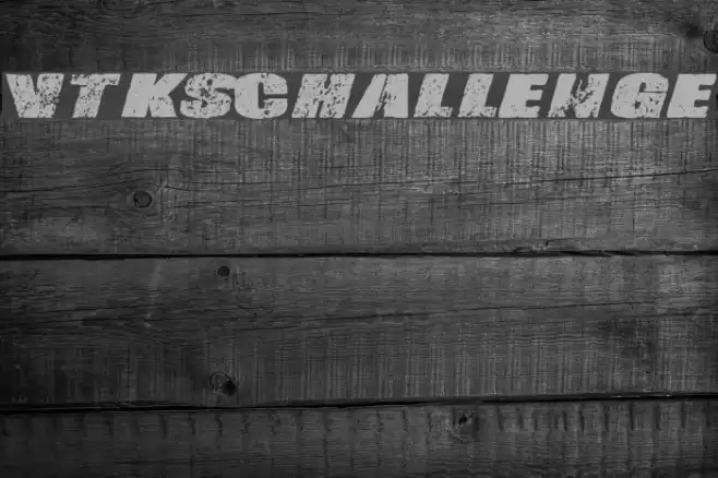 Vtks-Challenge Font examples