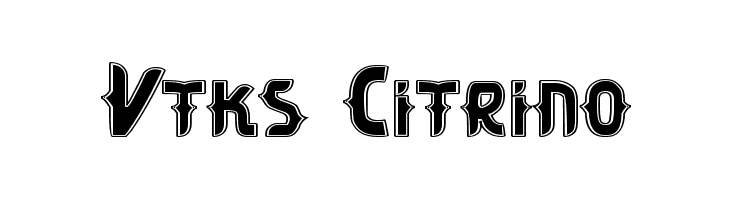 Vtks Citrino Font