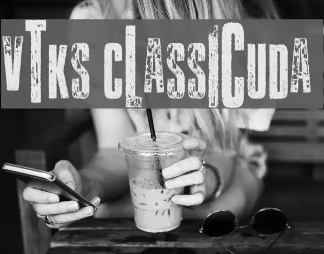 Vtks Classicuda 3 Font examples