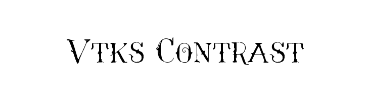 Vtks Contrast  baixar fontes gratis