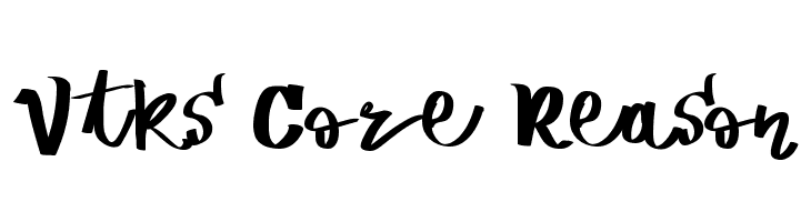 Vtks Core Reason Schriftart
