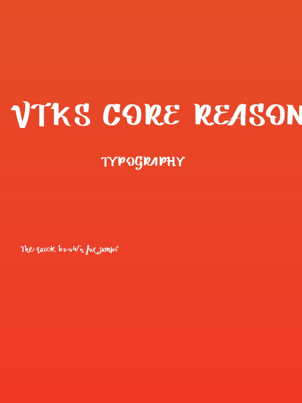 Vtks Core Reason Poster