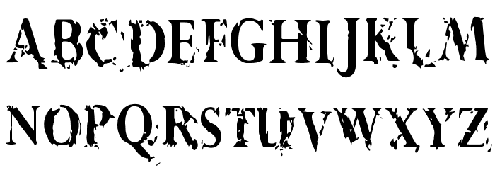 Vtks Demolition Font LOWERCASE