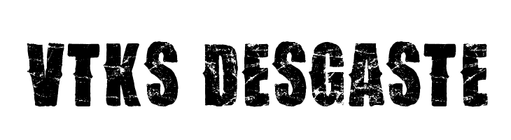 Vtks Desgaste Шрифта
