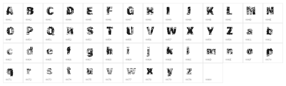 Vtks Dynamic Character Map
