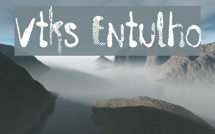 Vtks Entulho Font examples