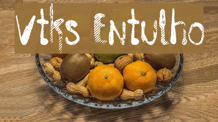 Vtks Entulho Font examples