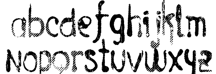 Vtks Entulho Font LOWERCASE