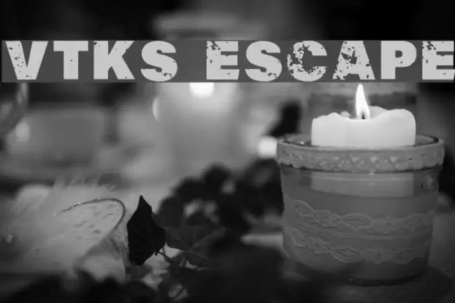 Vtks Escape Font examples