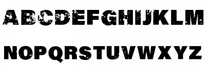 Vtks Escape Font LOWERCASE