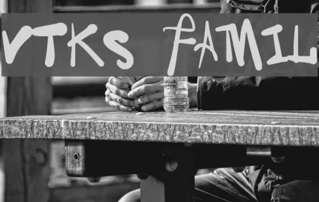 Vtks Family Font examples